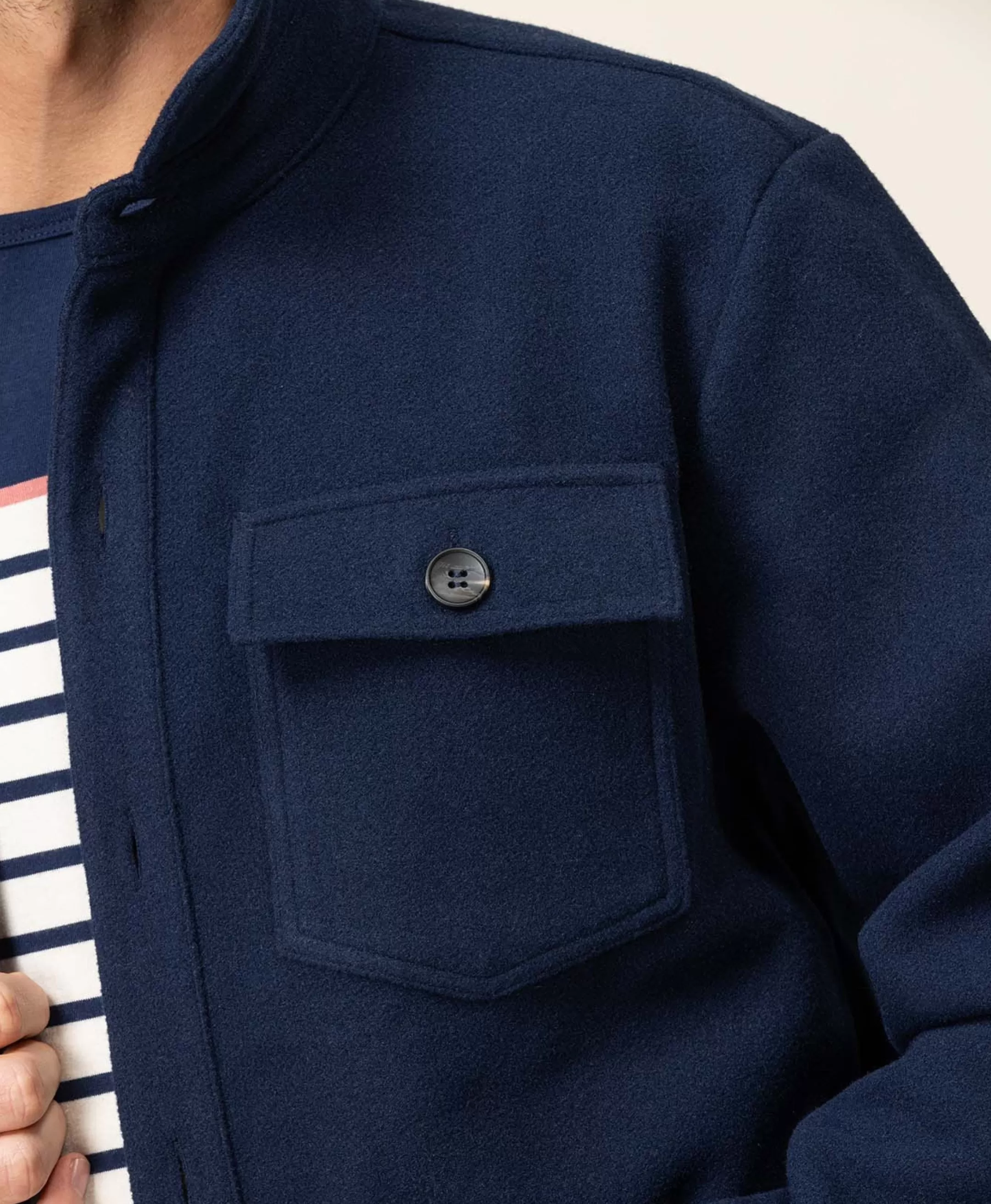 Terre de Marins VESTE ML INDIGO VERITAGE Shop