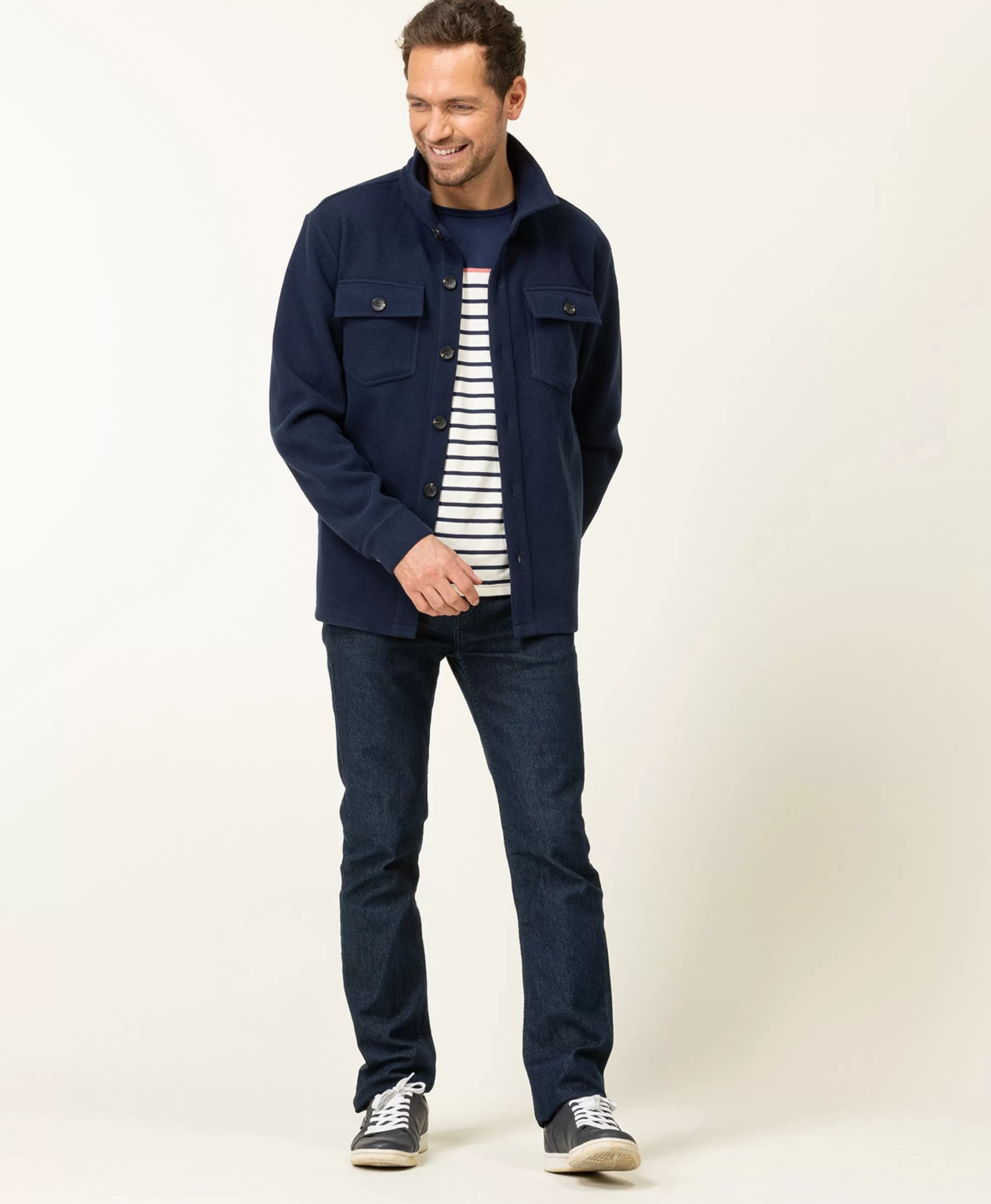 Terre de Marins VESTE ML INDIGO VERITAGE Shop