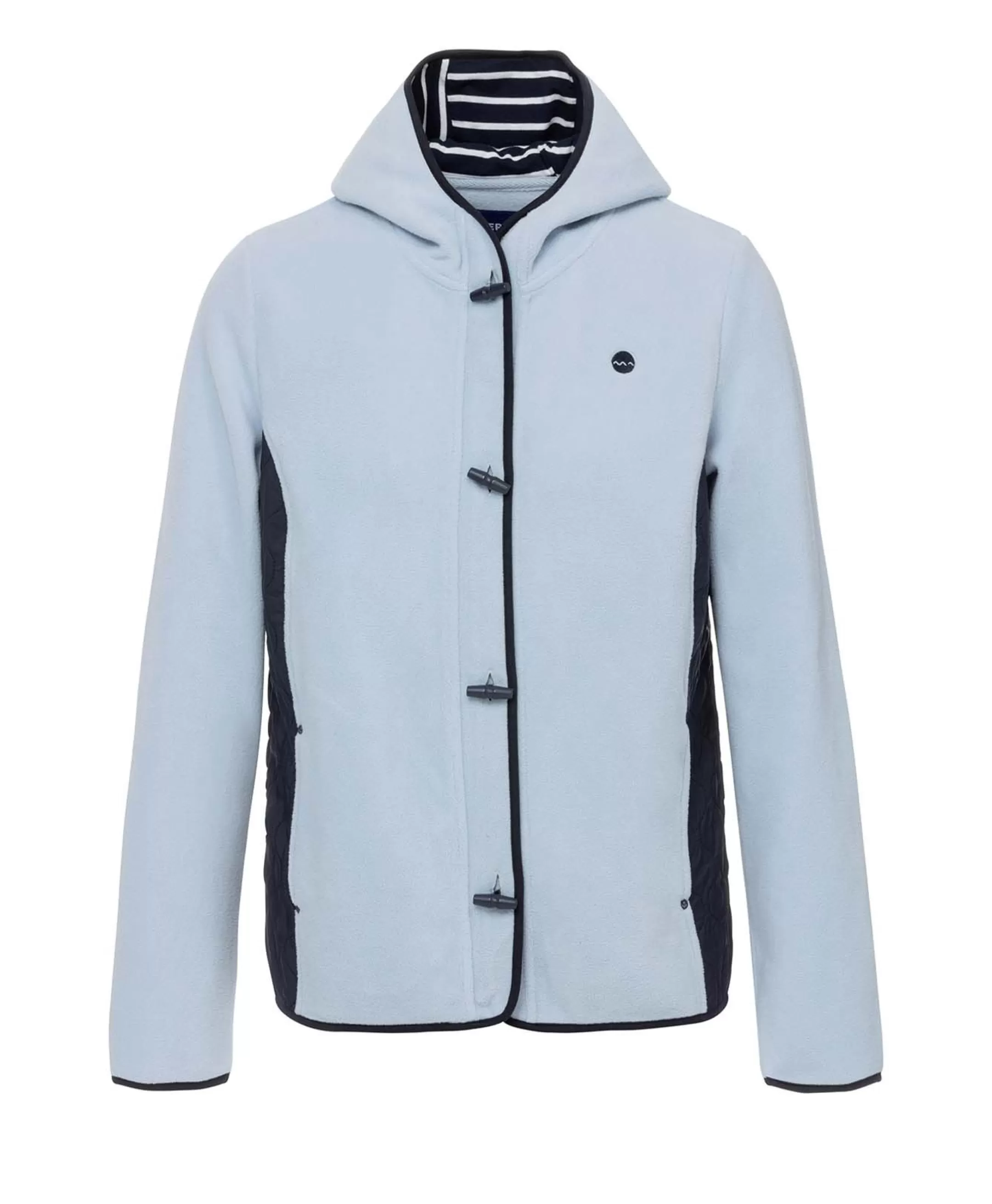 Terre de Marins VESTE POLAIRE BLEU CACHEMIRE NECAR Best Sale